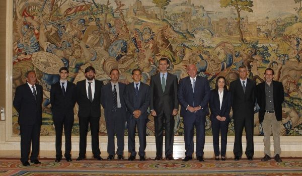 His Royal Highness The Prince Of Asturias Received In Audience The Team Of “El Bosque Protector”